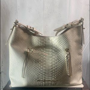 Dooney And Burke Handbag Cooper Hobo white